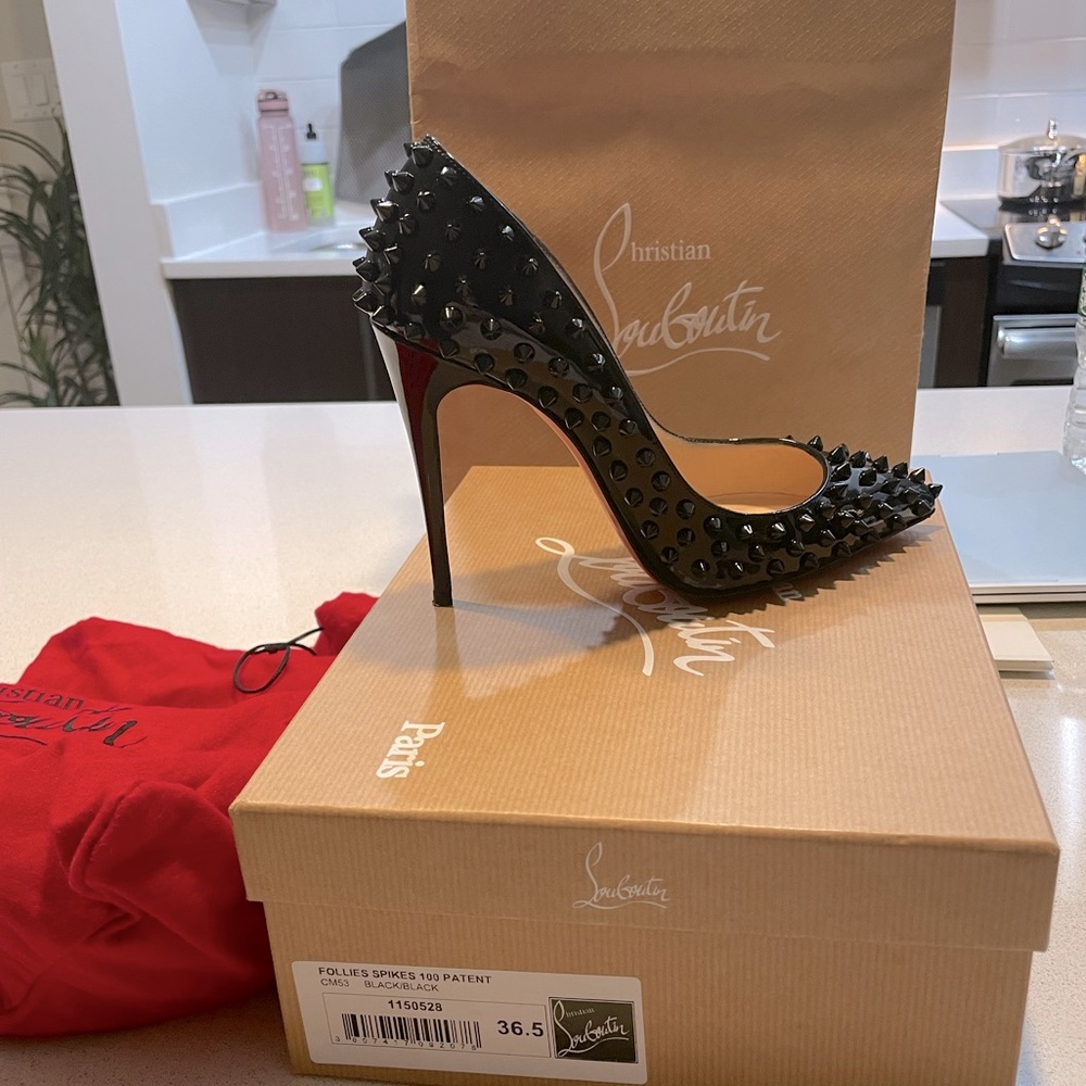 Christian Louboutin Follies Spike 100 Patent